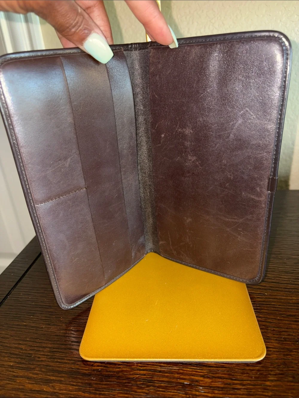 Christian Dior Monogram Passport Holder / Travel Wallet